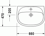 Duraplus Compact izlietne 66x47 cm 2