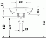 Duraplus Compact izlietne 66x47 cm 3