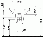 Duraplus izlietne, 60 cm 3