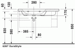 Durastyle izlietne,100x48 cm 2