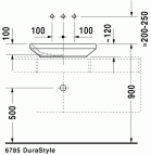 DuraStyle izlietne 60х38 cm 3