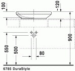 DuraStyle izlietne 60х38 cm 4