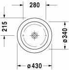 DuraStyle izlietne 43х43 cm 2