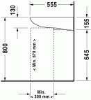 D-Code izlietne Vital,60x55 cm 3