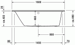 Darling New vanna 160x70 cm 3