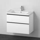 Duravit D-Neo skapītis ar izlietni 80 cm, 2A, Balts matēts 7