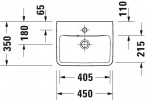 Duravit izlietne No.1 450x350 mm, balta 2