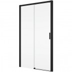 Душевая дверь в нишу TLS2 1000, black matt/стекло, левая сторона