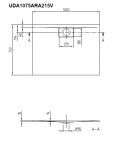 Dušas paliktnis Architectura Metalrim 100x75 cm 2