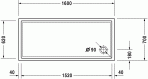 Dušas paliktnis Starck 160x70 2