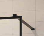 Dušas siena Modo X Black II Factory 115 cm, 10 mm stikls 2