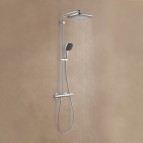 Dušas sistēma ar dušas termostatu Vitalio Start 250 Cube + dāvana 13