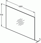 Eco spogulis 100 cm 2