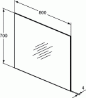 Eco spogulis 80 cm 2