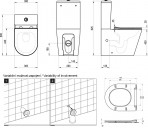 Elegant RimOff kombinētais WC komplekts + SC Slim vāks 10