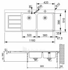 EOX 621 Slim Top virtuves izlietne 3