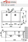 EOX 620 Slim Top virtuves izlietne 2