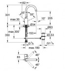 Eurosmart Cosmo izlietnes maisītājs, hroms, 32830 2