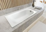 Eurowa vanna 1400x700 mm, Balta tērauda 4