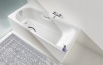 Eurowa ванна 150х70 см, с отв. для ручек, белая 4