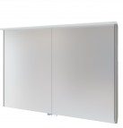Exclusive SOFT Зеркальный шкаф 101x71 см, серый