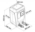 E.SYBOX mini ūdens apgādes iekārta 0,8kW 230V 50Hz 10