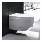 Geberit AquaClean Mera Comfort bidē tualetes pods ar vāku, balts 6