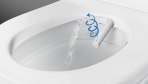Geberit AquaClean Tuma Comfort bidē tualetes pods ar vāku, balts 2