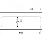 Geberit iCon Light izlietne, balta, 120x48 cm 4