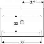 Geberit iCon Light izlietne, balta, 75x48 cm 3