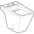 Geberit iCon Square grīdas tualetes pods, rimfree, balts 5