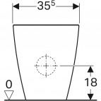 Geberit iCon Square grīdas tualetes pods, rimfree, balts 4