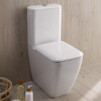 Geberit iCon Square grīdas tualetes pods, universāls izvads, balts 7