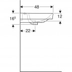 Geberit Smyle Square dubultizlietne, 120x48 cm 7