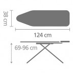 Gludināmas dēlis B, 124x38cm Perfect Flow, Spring Bubbles 7