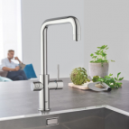 Grohe Blue Home virtuves maisītājs ar filtru un dzesētāju 12