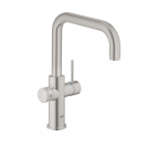 Grohe Blue Home virtuves maisītājs ar filtru un dzesētāju 10