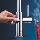 Grohe Red Duo virtuves maisītājs ar boileri, hroms 6