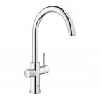 Grohe Red Duo virtuves maisītājs ar boileri, hroms 9