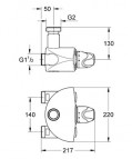 Grohetherm vannas termostata maisītājs 2