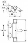 Grohetherm 2000 vannas termostatmaisītājs 2