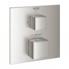 Grohtherm Cube termostata virsapmetuma daļa, ar 1 izeju, supersteel