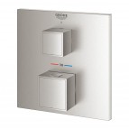 Grohtherm Cube termostata virsapmetuma daļa, ar 1 izeju, supersteel 2