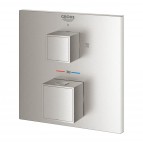 Grohtherm Cube termostata virsapmetuma daļa, ar 2 izejām, supersteel 2