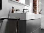 Hansgrohe AddStoris Dubultais dvieļu turētājs, Matt Black 8