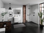 Hansgrohe AddStoris Dubultais dvieļu turētājs, Matt Black 5