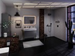 Hansgrohe AddStoris Dubultais dvieļu turētājs, Matt Black 4