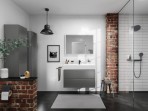 Hansgrohe AddStoris Dubultais dvieļu turētājs, Matt Black 3