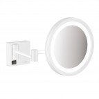 Hansgrohe AddStoris LED skūšanās spogulis 240V, Matt White