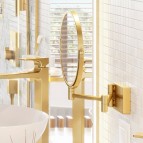 Hansgrohe AddStoris skūšanās spogulis, Gold 2